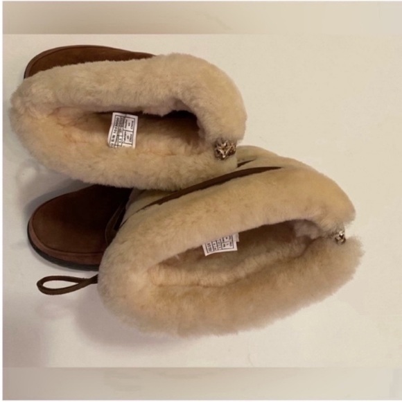 UGG Australia Women’s Boots Winter Snow Maxie Suede Fur Brown Boots size 6 - Picture 7 of 11
